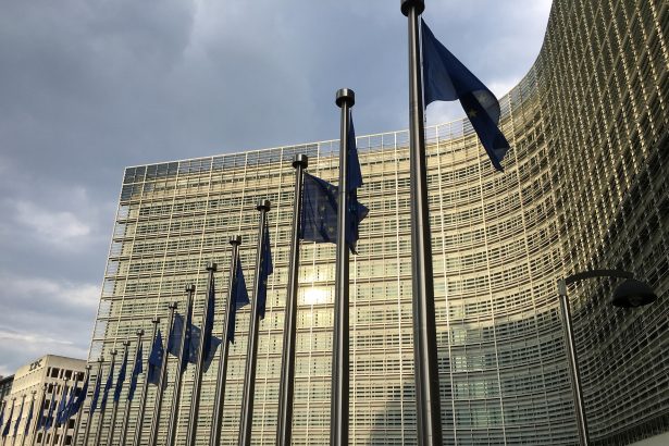 The Berlaymont building in Brussels, headquarters of the European Commission