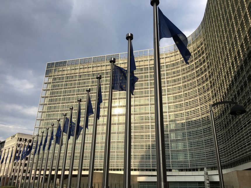 The Berlaymont building in Brussels, headquarters of the European Commission