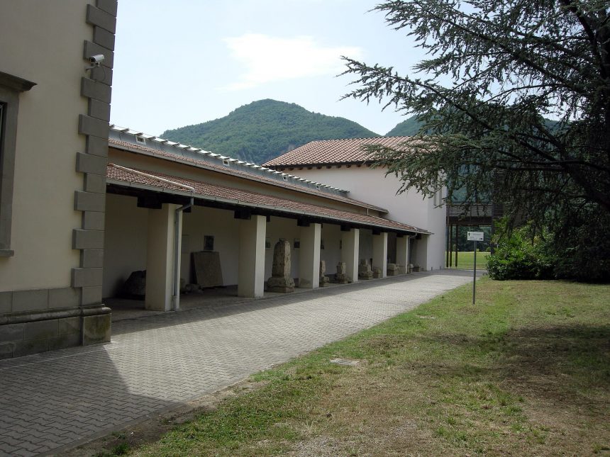 The Etruscan archaeological site at Marzabotto, Italy