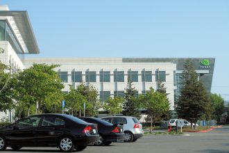 Nvidia hardware and corporate imagery