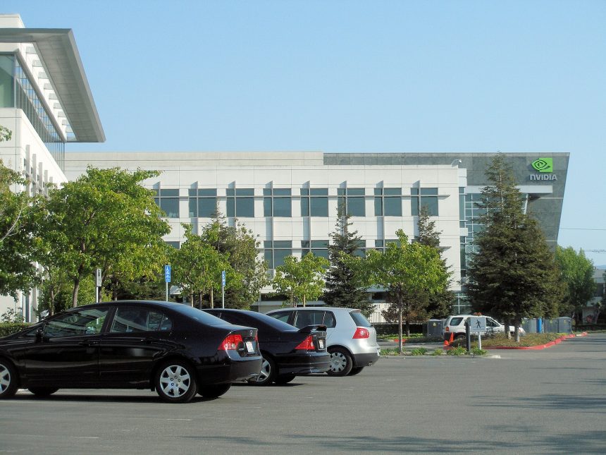 Nvidia hardware and corporate imagery