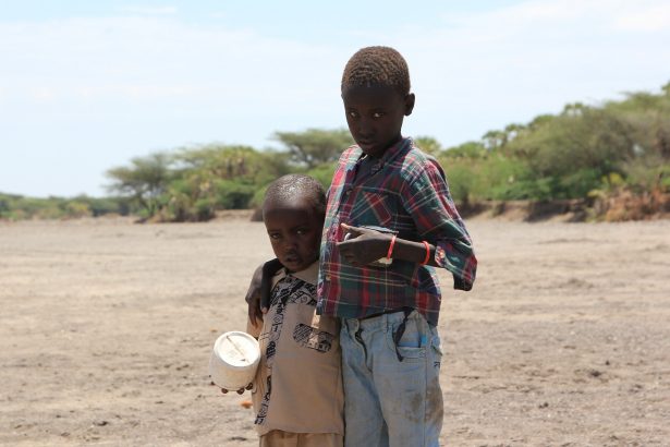 People searching for water during drought in Turkana, Kenya